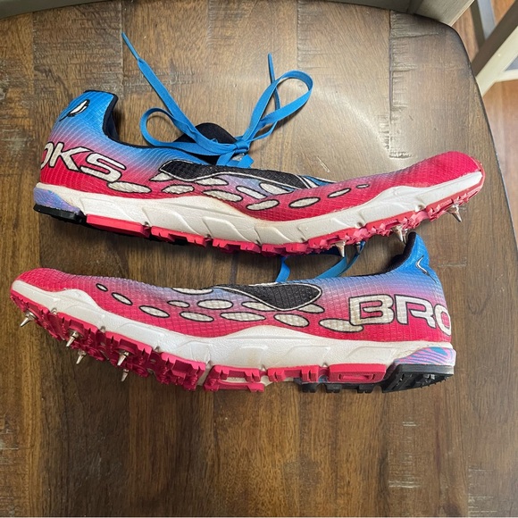 BROOKS Mach Featherlite Spikeless Cross Country Minimal Running Shoes W SZ 9 - Picture 5 of 9